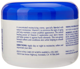 vital care texture close-up of creamy formula, demonstrates smooth absorption