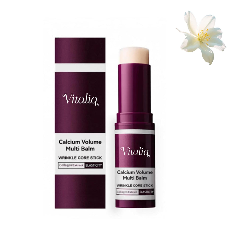 Vitaliq front stick packaging showing compact portable balm benefit