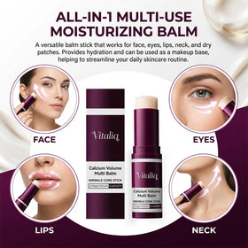 Vitaliq twist-up stick detail highlighting mess-free application and hygiene