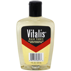 VITALIS front bottle showing label and tidy grooming benefit