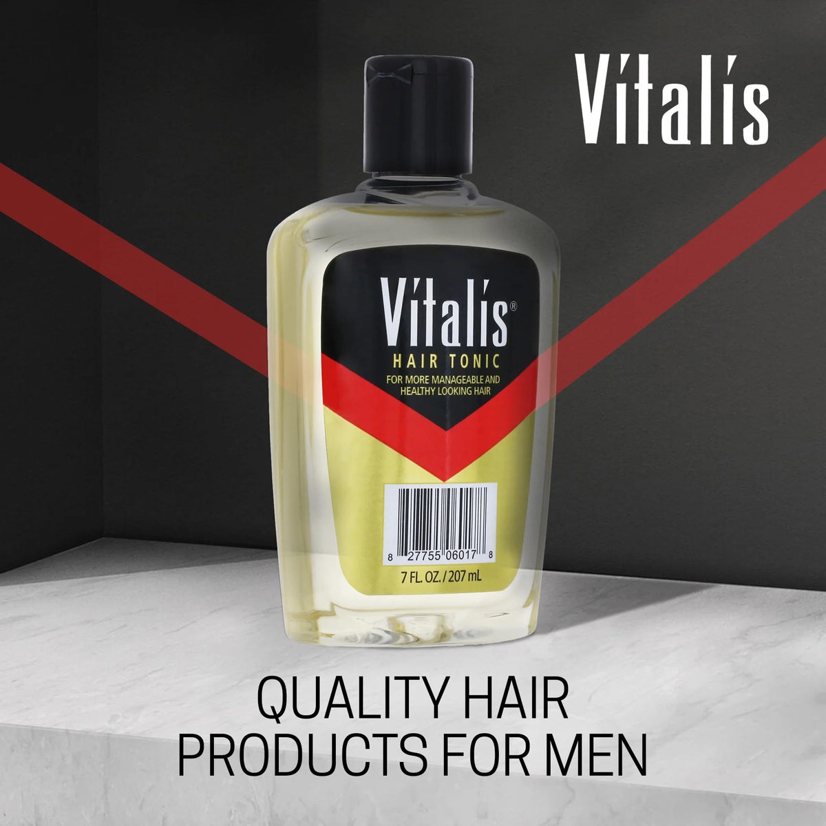 VITALIS bottle in hand for size comparison and travel convenience