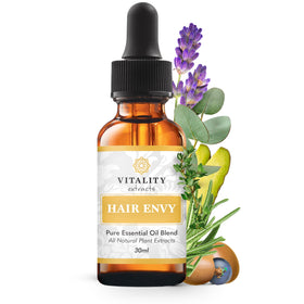 Vitality bottle front view showing product and clear labeling for trust