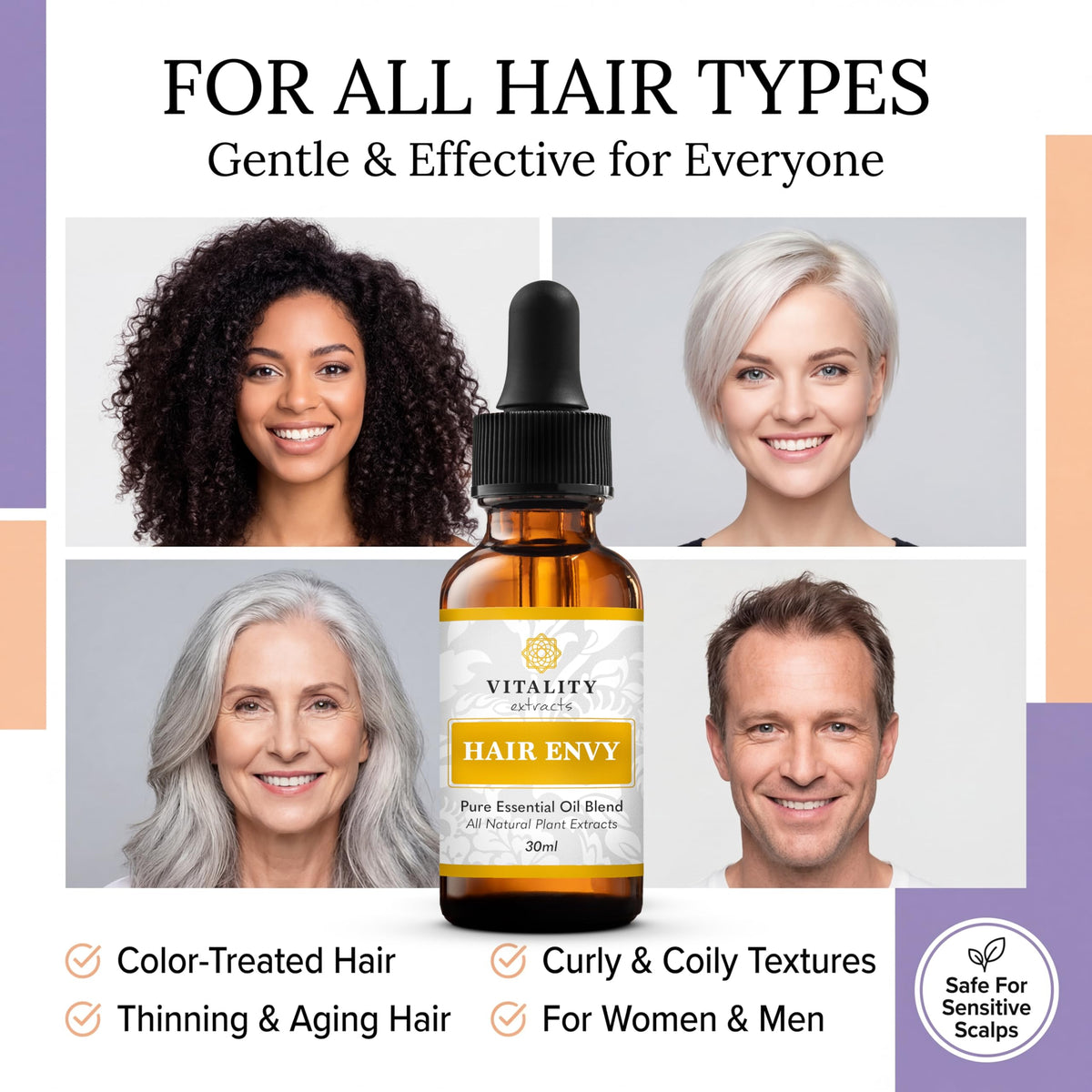 Vitality laid-out plant extracts showing natural ingredients and purity