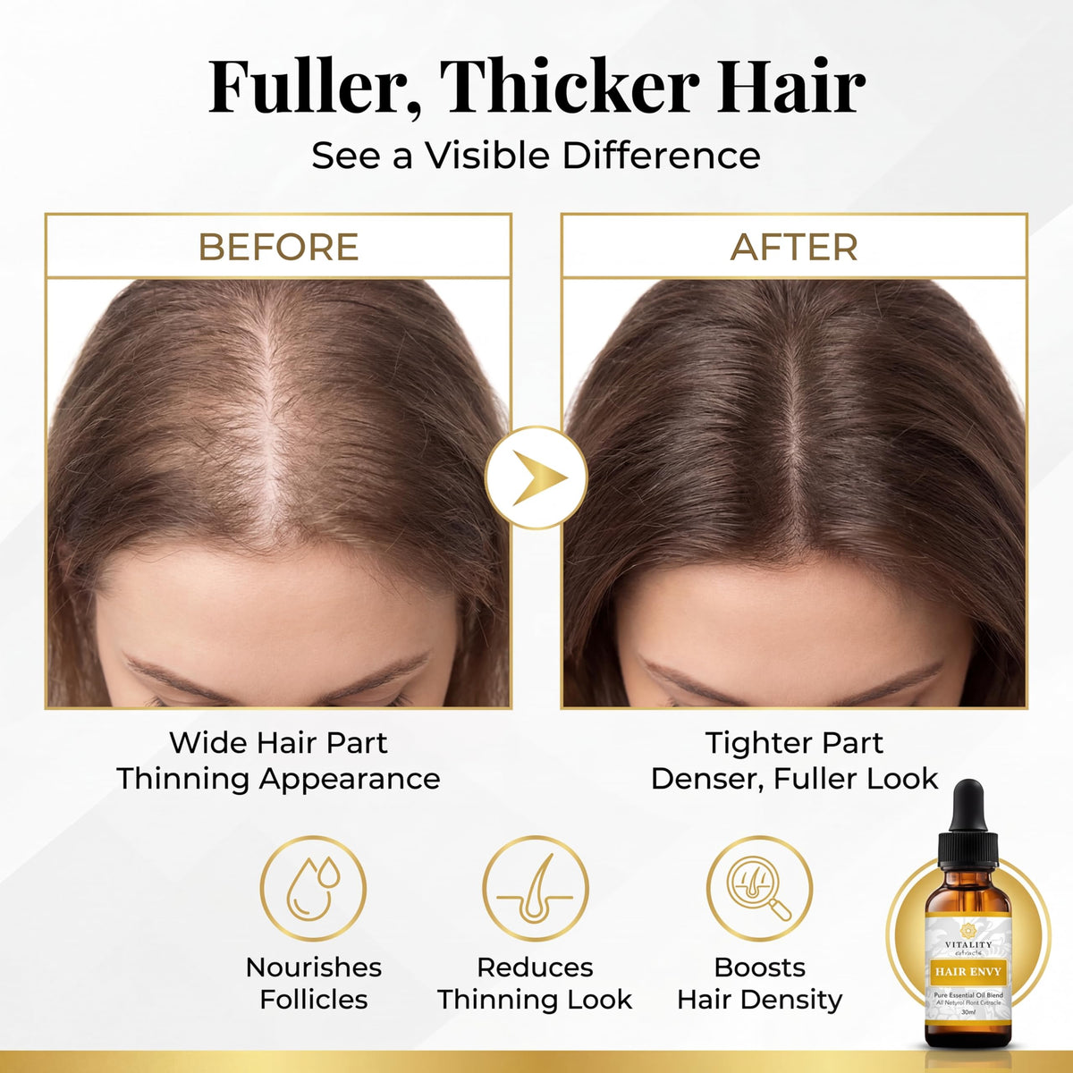 Vitality scalp massage demo illustrating improved scalp circulation benefits