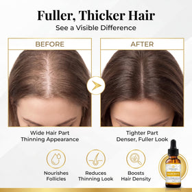 Vitality scalp massage demo illustrating improved scalp circulation benefits