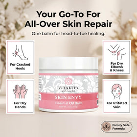 Vitality Skin Envy beeswax close-up highlighting barrier-forming protective quality