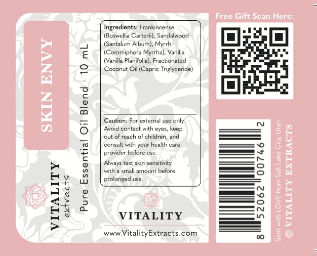 Vitality Skin Envy on bathroom vanity suggesting daily skincare routine