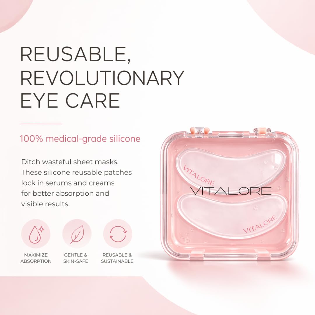 Vitalore patches in hand showing size and travel-friendly scale