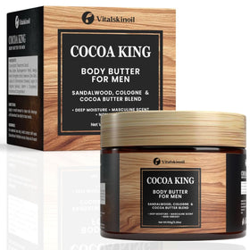 VITALSKINOIL open jar texture swipe highlighting creamy hydration
