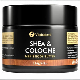 VITALSKINOIL front jar view showing bold black packaging and clear label benefit