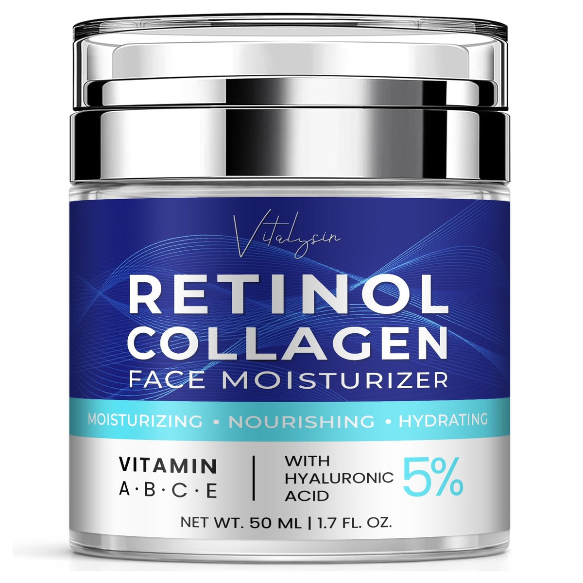Vitalysin front jar showing product packaging and brand benefit