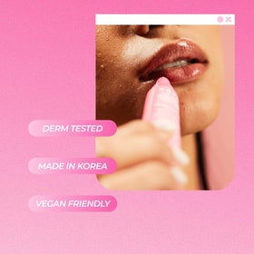 Vitamasques applied on lips demonstrating overnight hydration