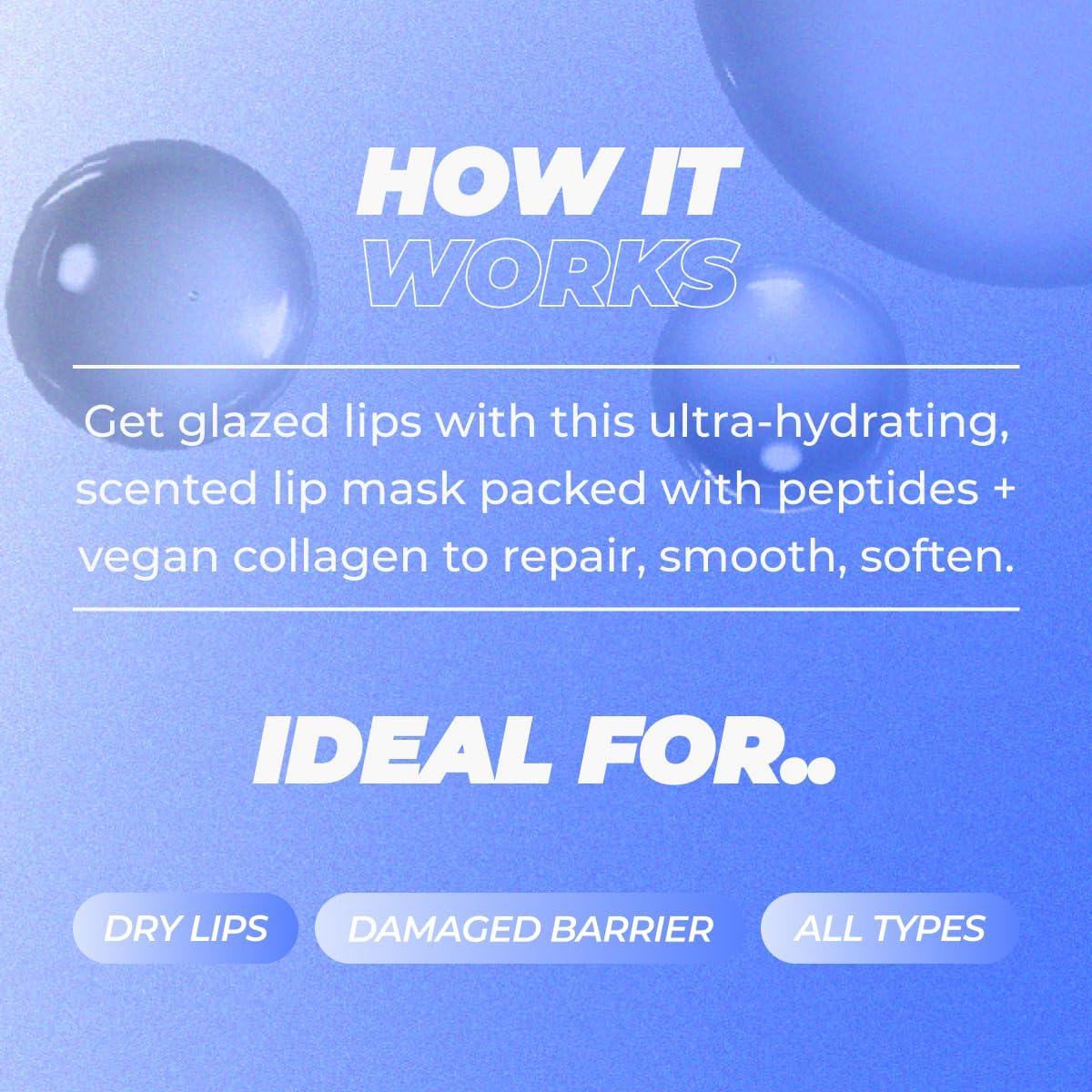 vitamasques lip mask staged in bathroom showing easy self-care use