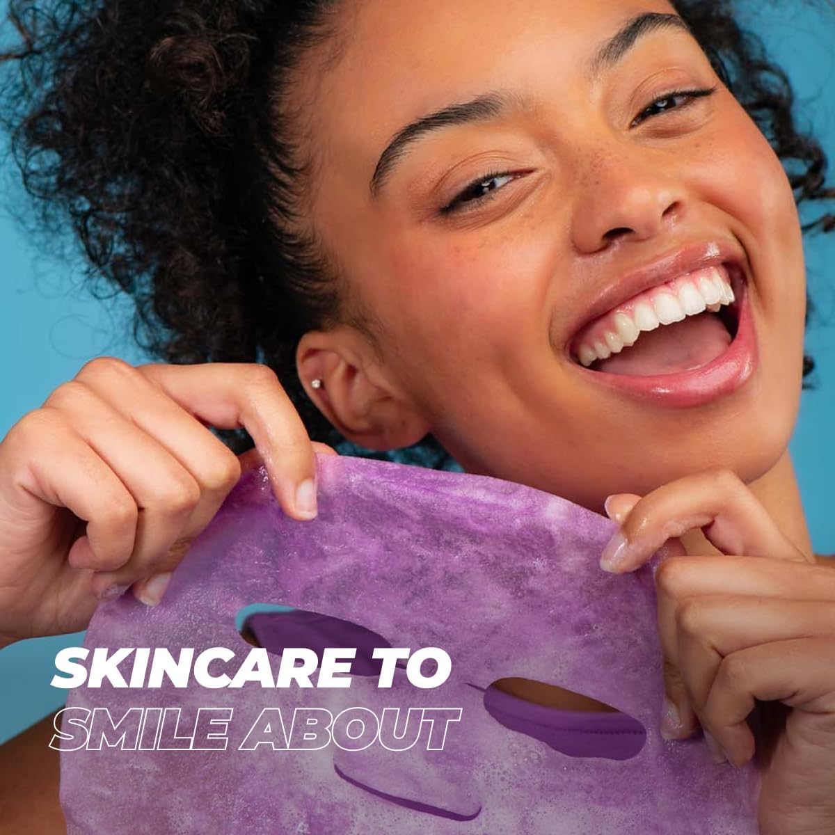 Vitamasques mask foam rinsing off to reveal clean refreshed skin