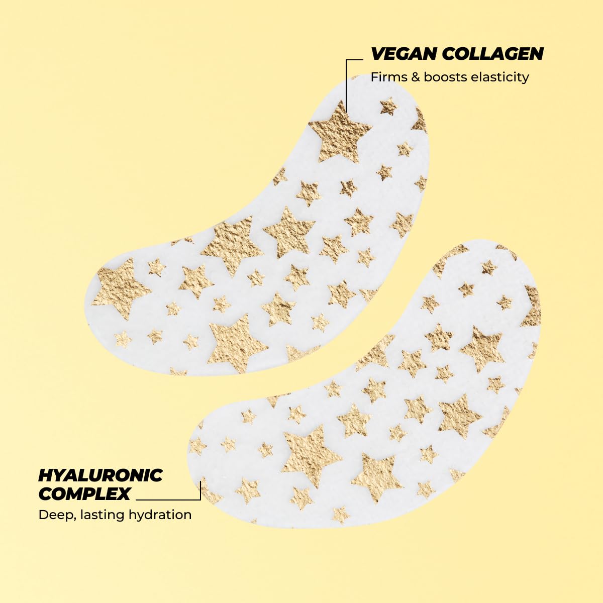 Vitamasques close-up gel texture highlighting contour-hugging fit and hydration