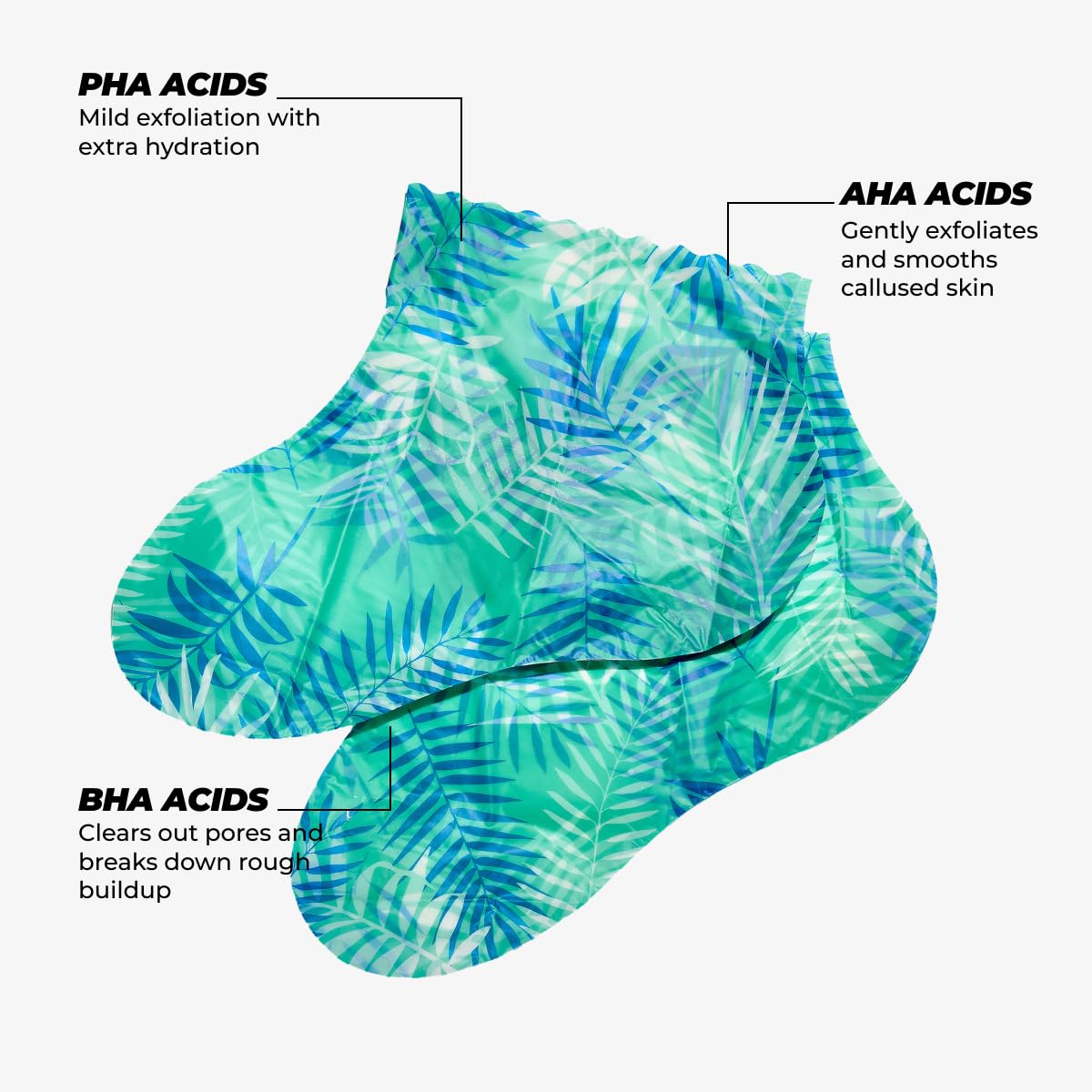 vitamasques open bootie packet revealing soaked inner lining
