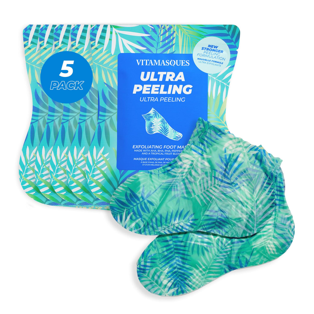 vitamasques front packaging showing five pairs and benefits
