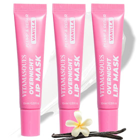 Vitamasques front packaging showing vanilla scent and benefits