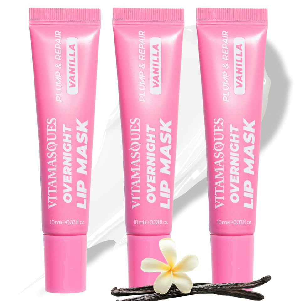 Vitamasques front packaging showing vanilla scent and benefits