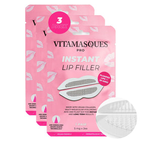 Vitamasques front packaging showing three pairs and benefits