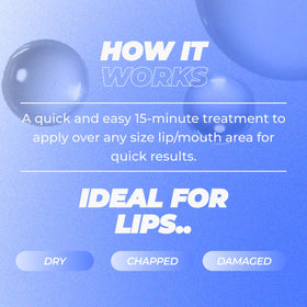Vitamasques lip mask in hand demonstrating compact, travel-friendly scale