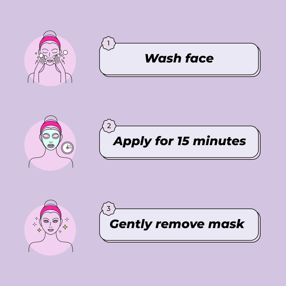 Vitamasques sheet mask applied on model demonstrating even coverage benefit