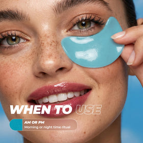Vitamasques close-up hydrogel texture highlighting cooling effect