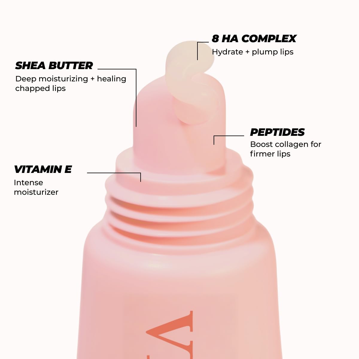 Vitamasques texture swipe showing creamy balm and intense hydration