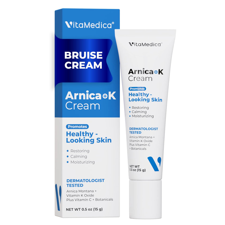 VitaMedica front tube shot showing compact packaging and travel-ready convenience