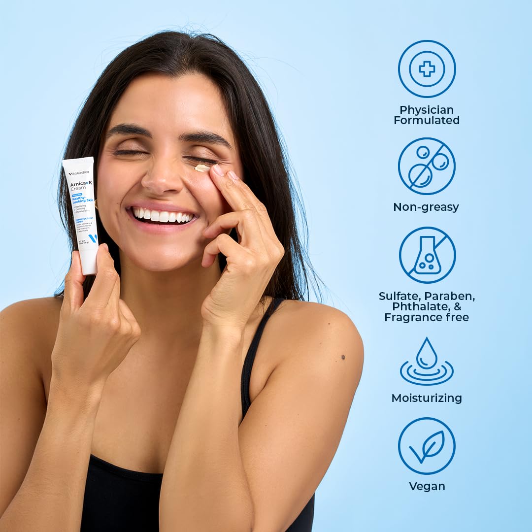 VitaMedica precision application from tube demonstrating targeted small-area use