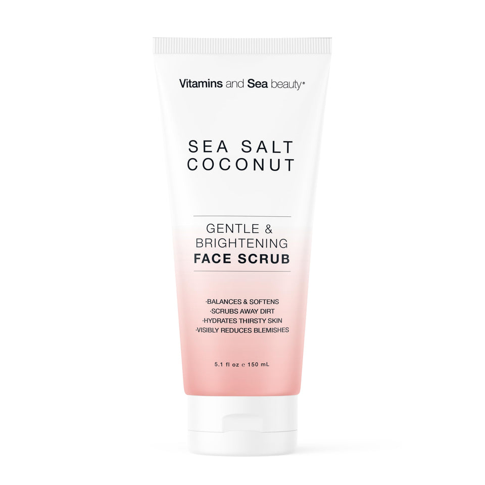 VITAMINS AND SEA BEAUTY front bottle showing clean packaging and benefit