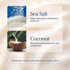 VITAMINS AND SEA BEAUTY label and pump detail highlighting vegan formula
