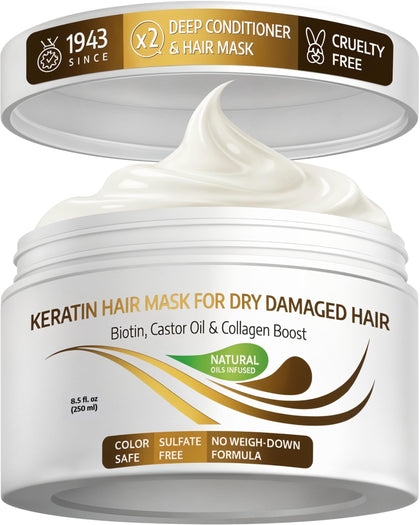 VITAMINS hair cosmetics front jar view showing product and restorative benefits