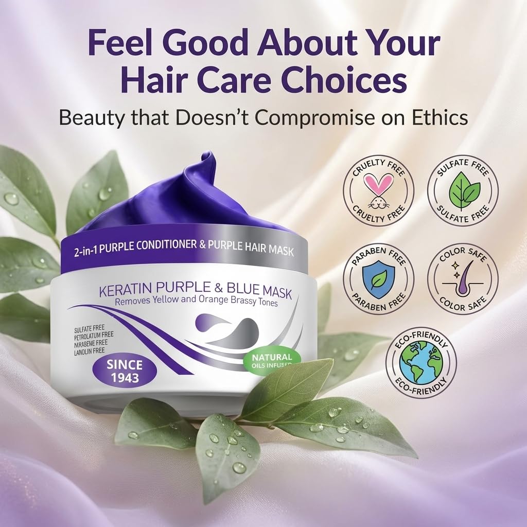 VITAMINS label close-up highlighting keratin content and restorative benefit