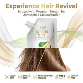 VITAMINS hair cosmetics applied to mid-lengths demonstrating repair and detangling benefits