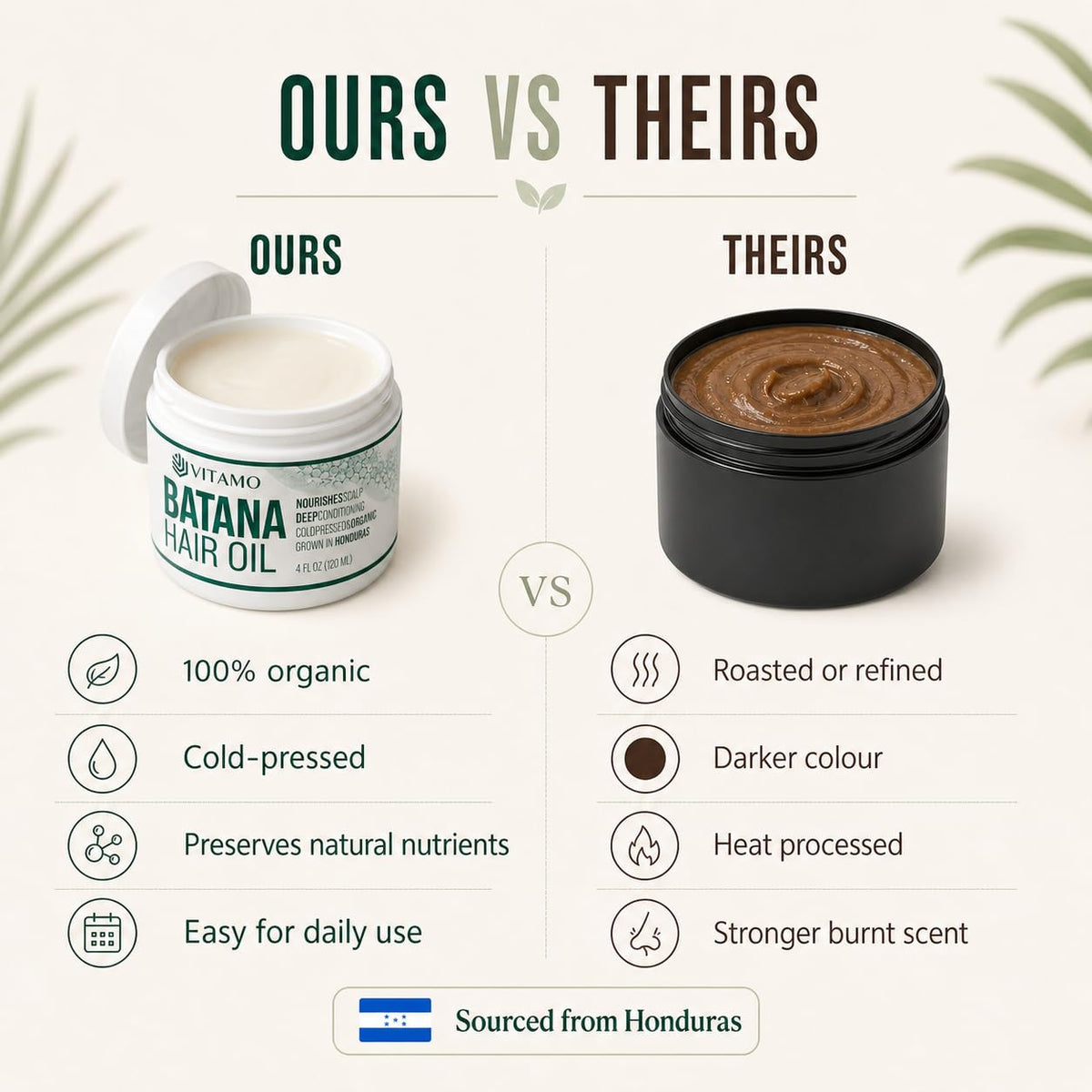 Vitamo Batana used on beard to soften hairs and reduce frizz