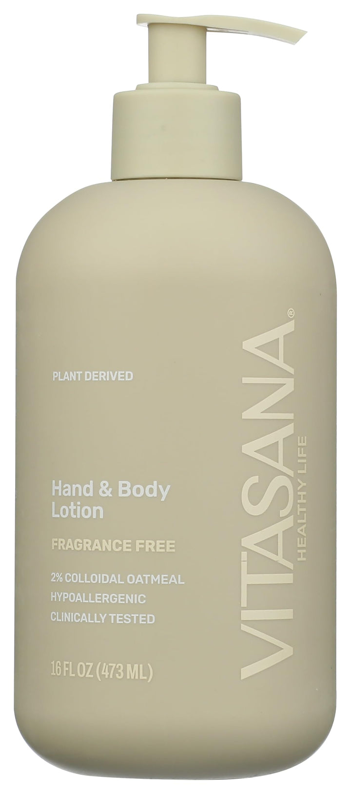 Vitasana front packaging 16 oz bottle showing clean, fragrance-free hydration