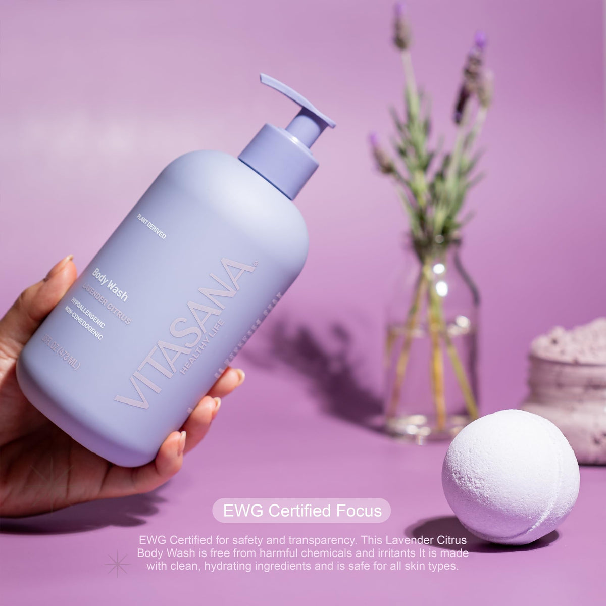 Vitasana with aloe vera and cherimoya showing botanical ingredients