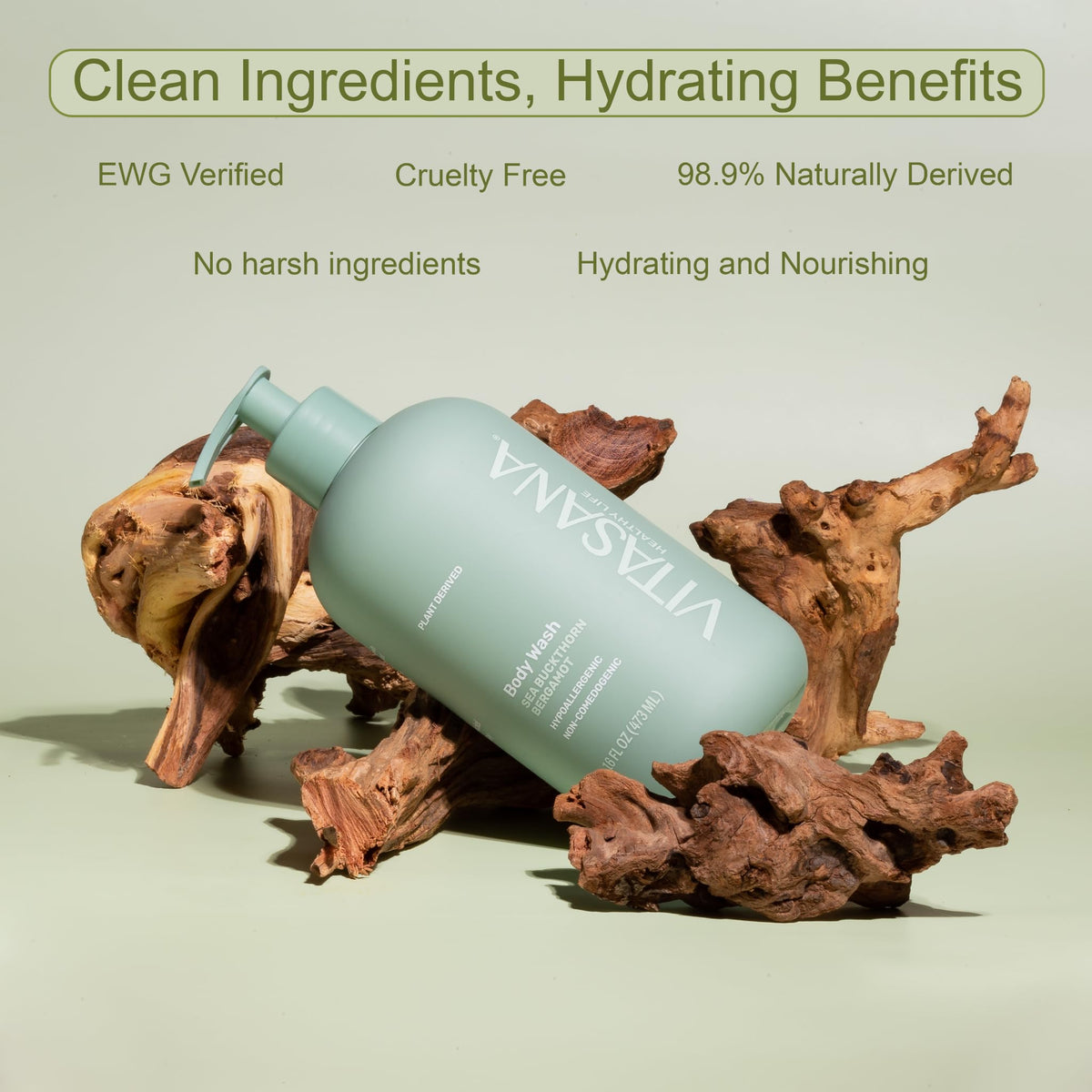 Vitasana texture lather closeup illustrating gentle moisturizing foam