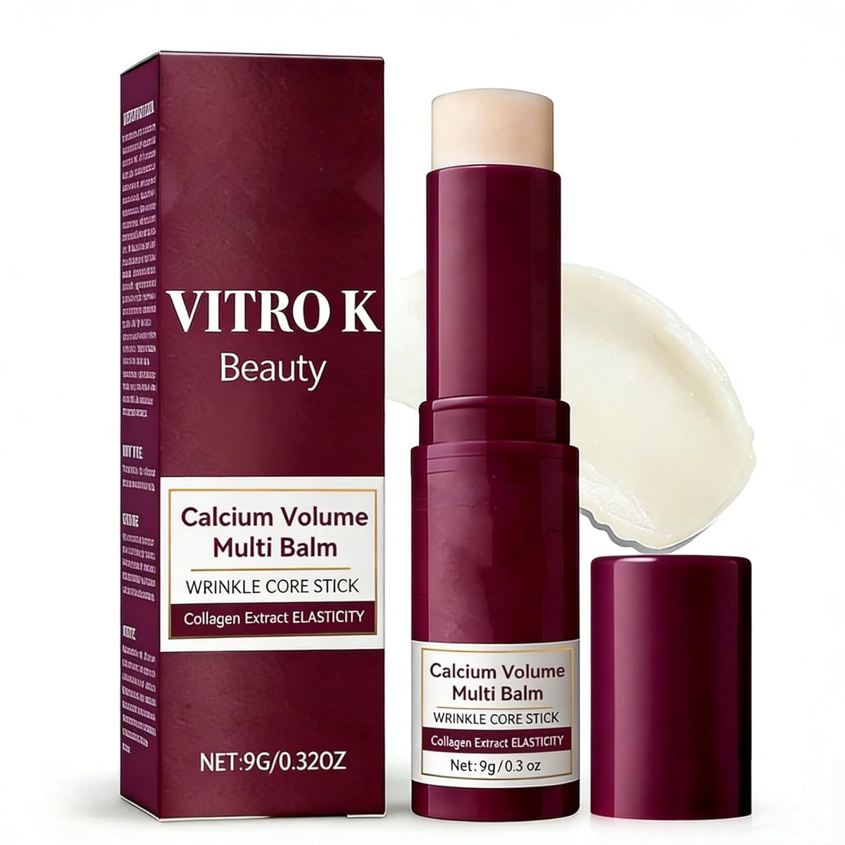 Vitro K front packaging showing compact multi balm for easy hydration