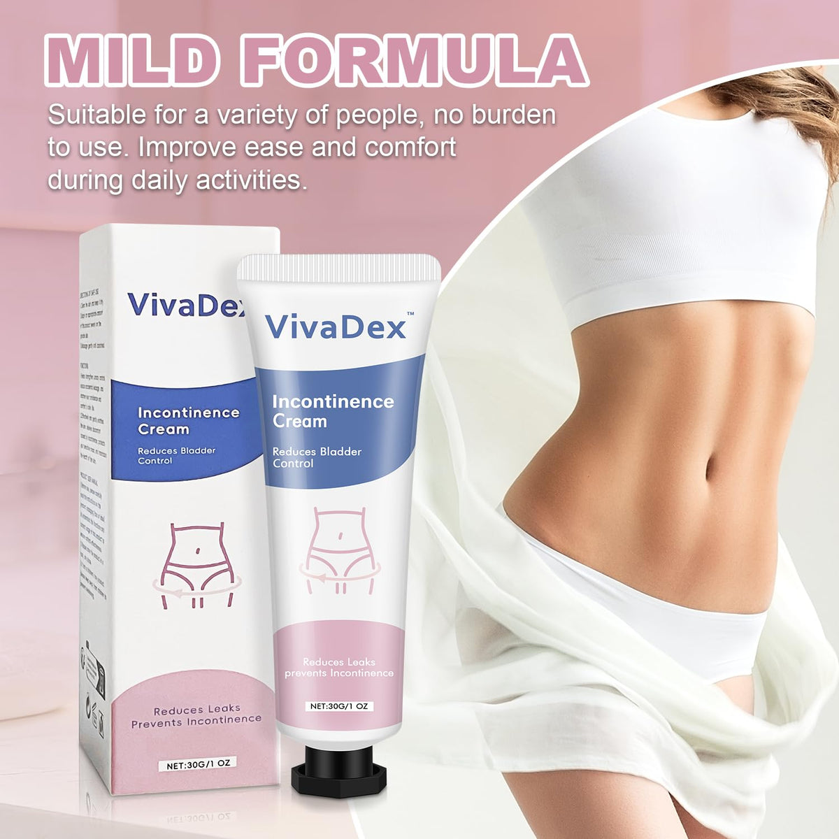 VivaDex cream spread on skin showing lightweight barrier