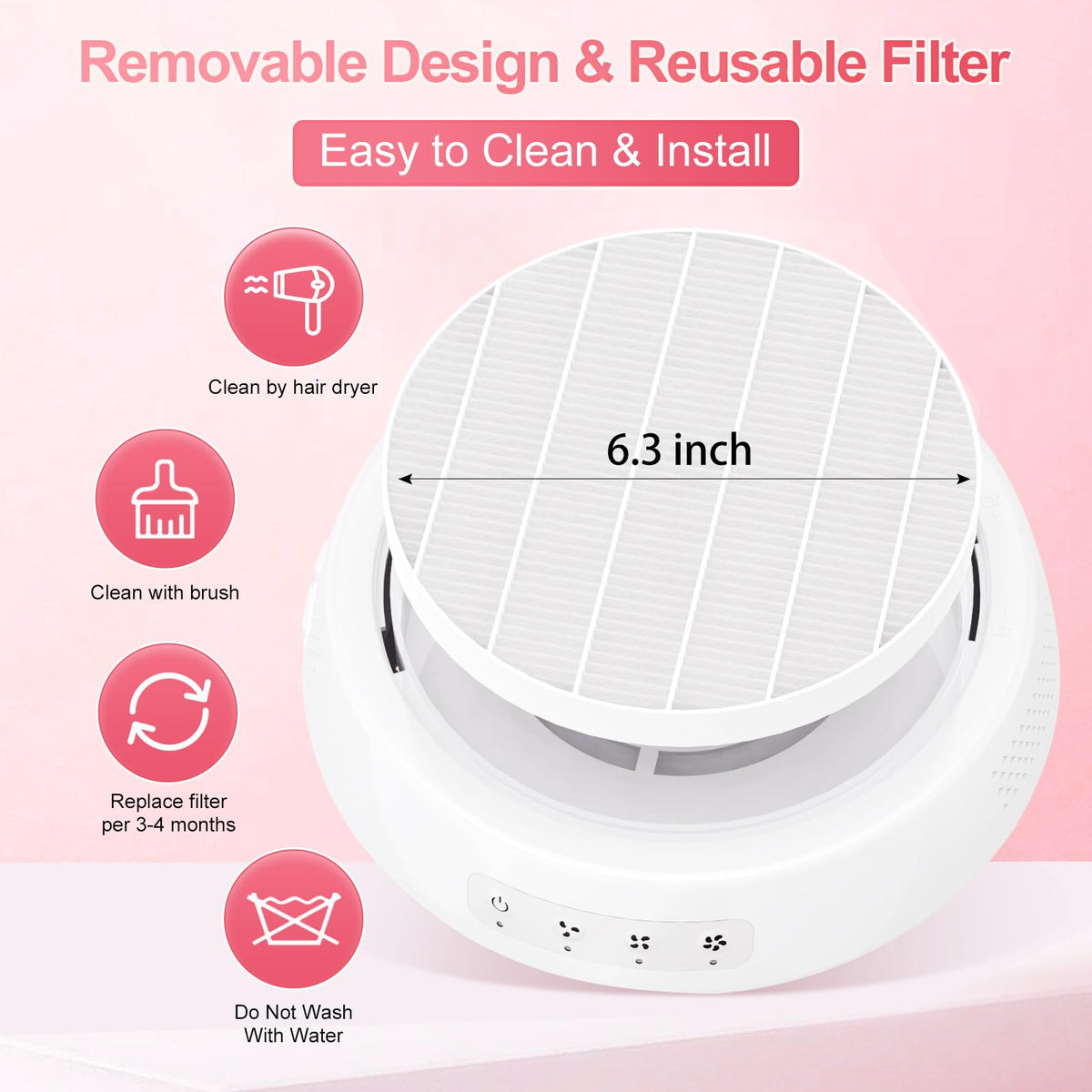 VIVAXIS size comparison in hand showing portable compact design benefit