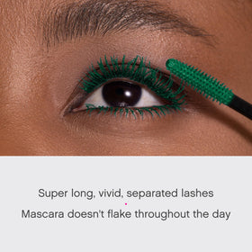 Vivienne Sabó lifestyle flatlay showing mascara in everyday makeup kit