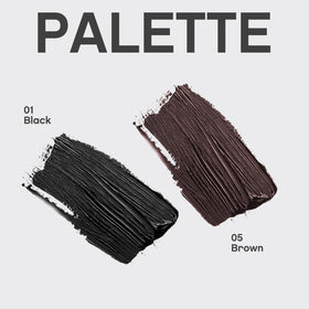 Vivienne Sabó model applying mascara in lifestyle setting showing natural lifted lash benefit