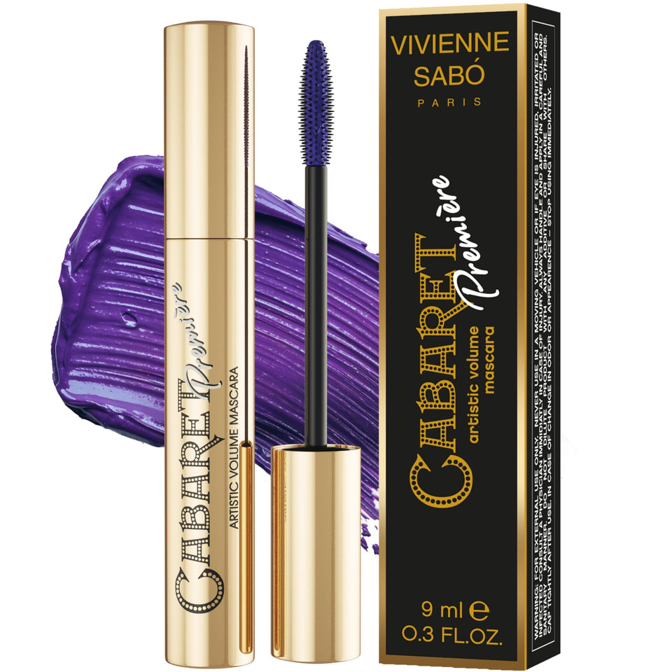 Vivienne Sabó front packaging showing purple mascara and product name for appeal