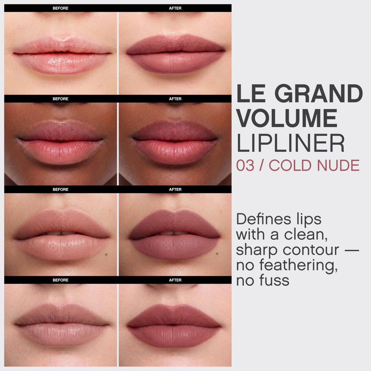 Vivienne Sabó full lip application illustrating even coverage and natural finish