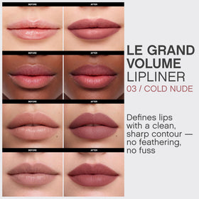Vivienne Sabó full lip application illustrating even coverage and natural finish