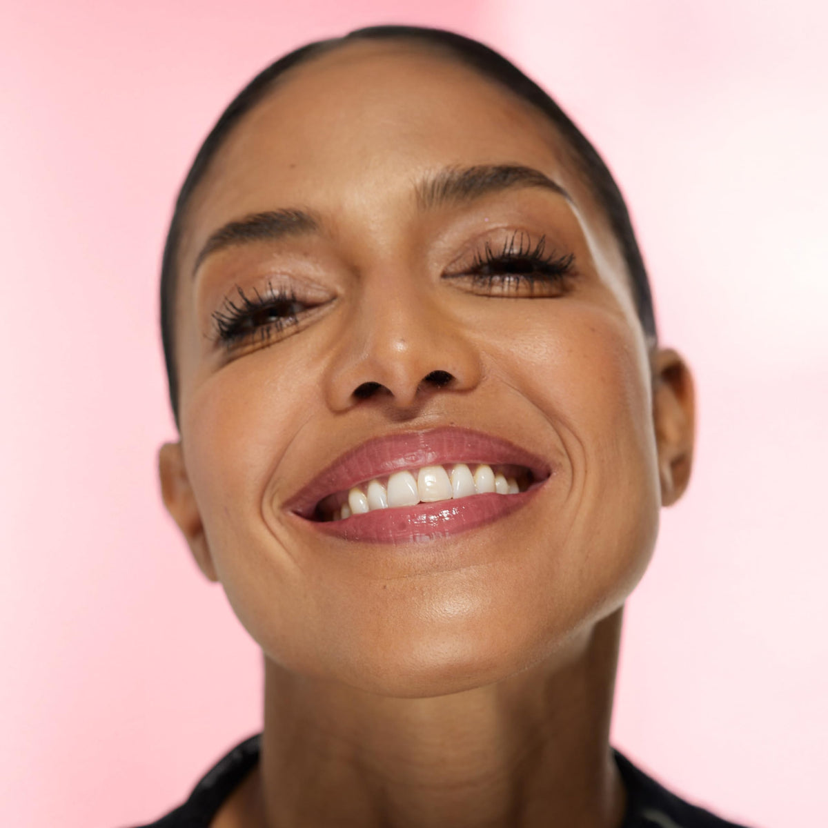 Vivienne Sabó paired with gloss showing depth and enhanced shine
