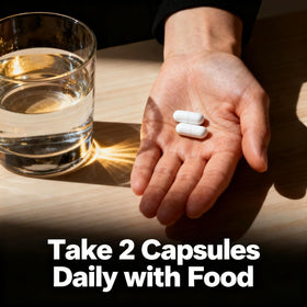 Open Vivikig bottle with capsules spread to show capsule size and quantity inside