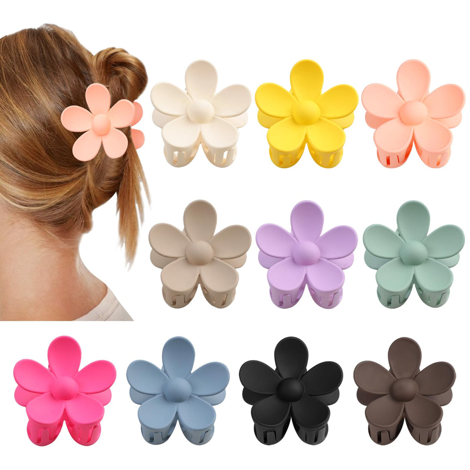 vivinin front packaging showing ten colorful flower clips and brand appeal
